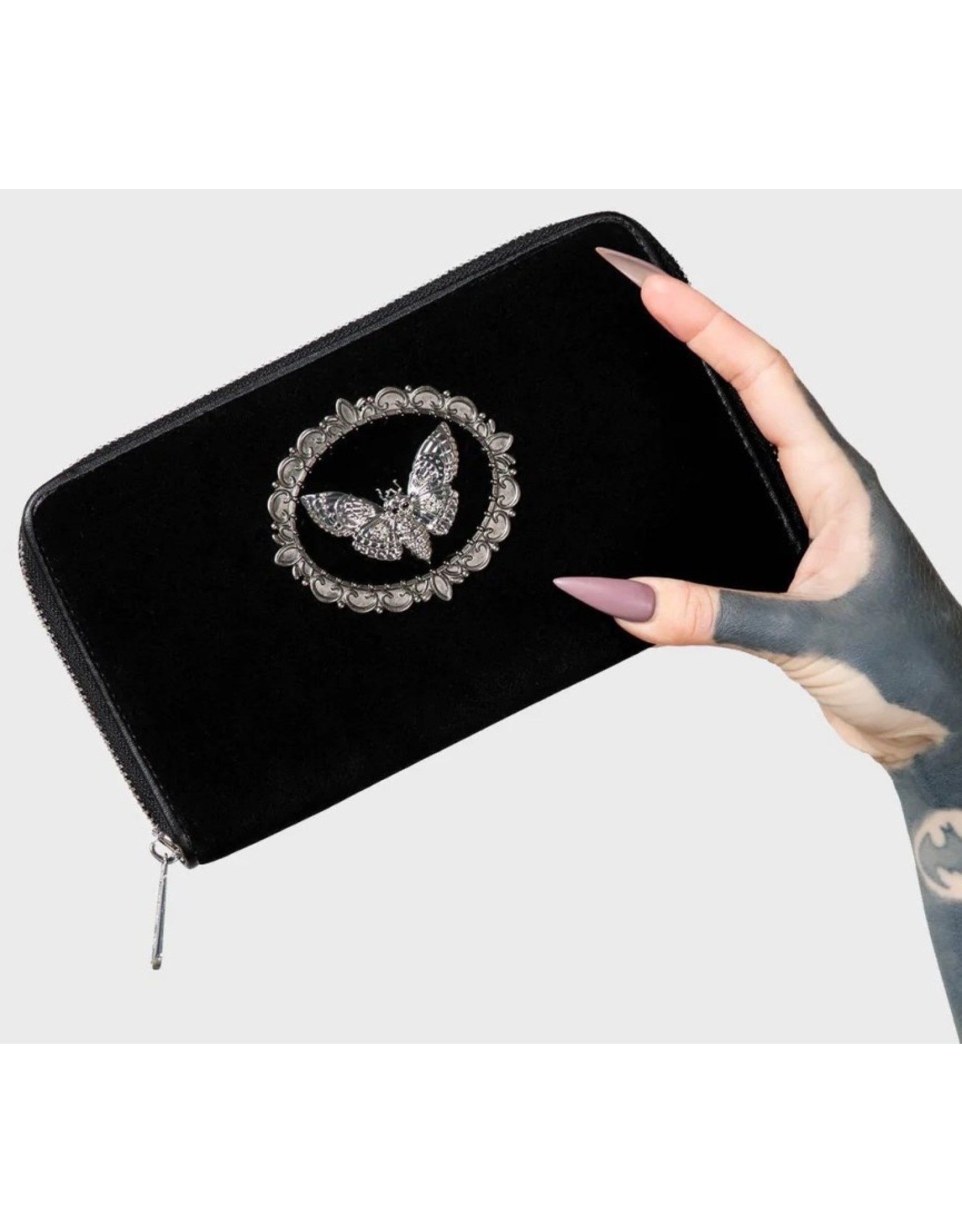 Killstar Killstar bags and accessories - Killstar Enchanted Tales Wallet with Moth