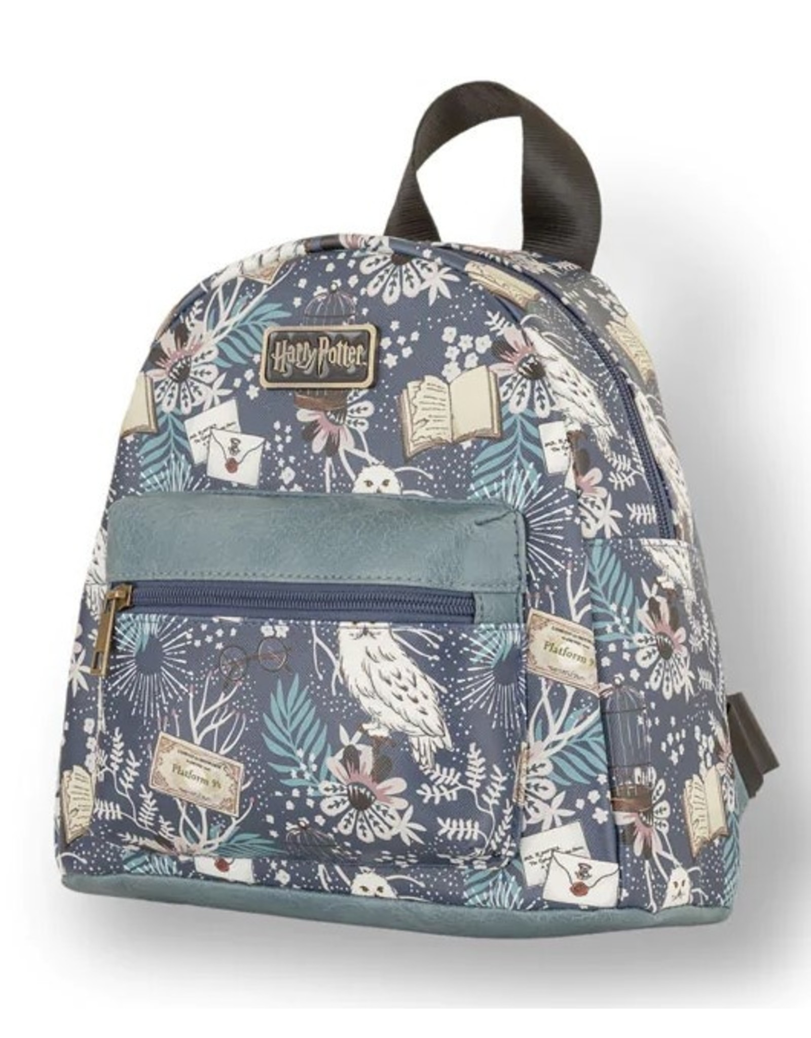 Harry Potter Harry Potter bags - Harry Potter Hedwig Floral blue Mini Backpack 28cm