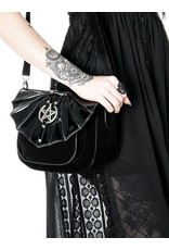 Restyle Gothic bags Steampunk bags - Night Creature Small Gothic Bat handbag with Pentagram