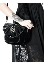 Restyle Gothic tassen Steampunk tassen - Night Creature Kleine Gothic Vleermuis handtas met Pentagram