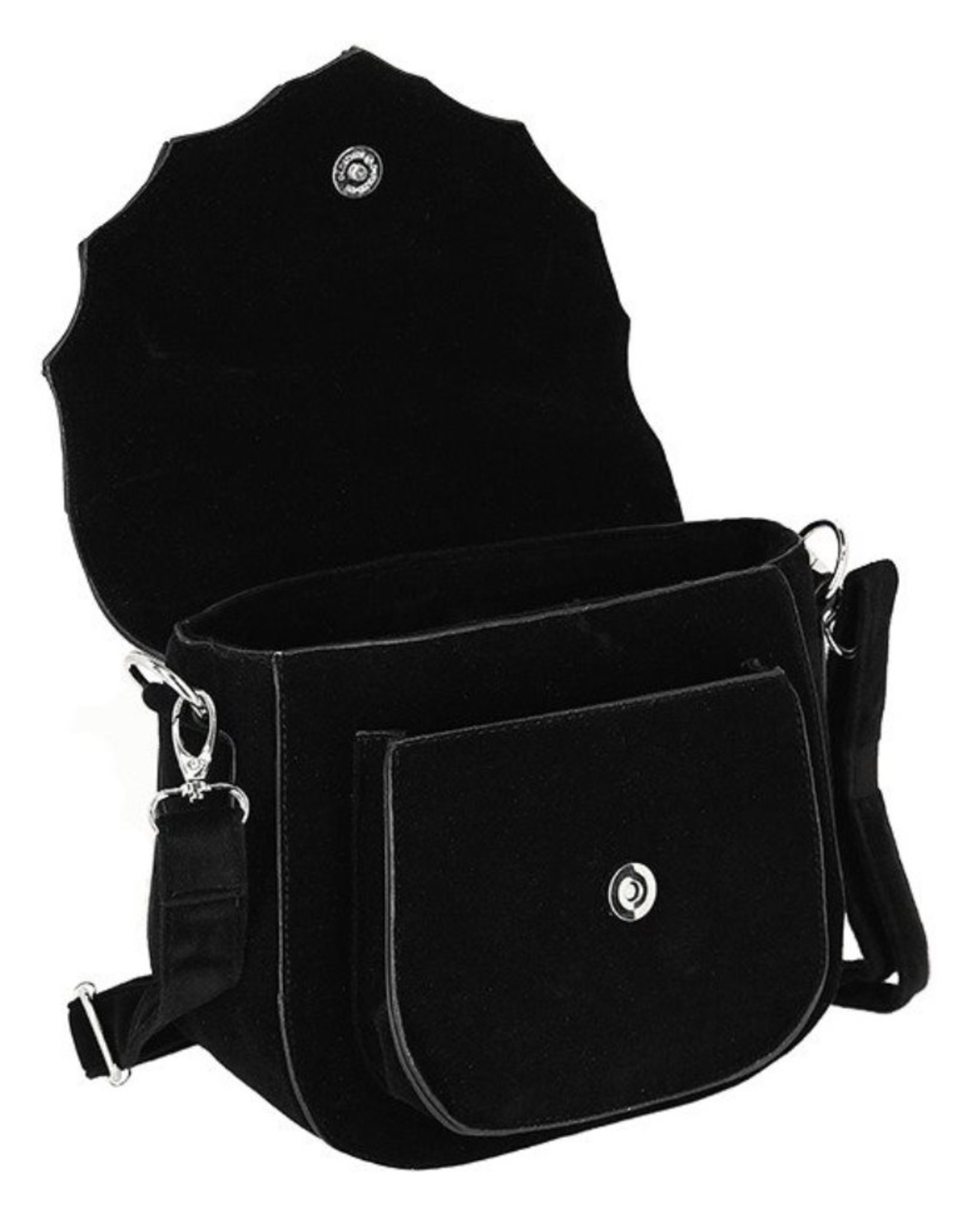 Restyle Gothic bags Steampunk bags - Night Creature Small Gothic Bat handbag with Pentagram