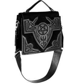Restyle Amaris Purse Gothic handbag with Embroidery