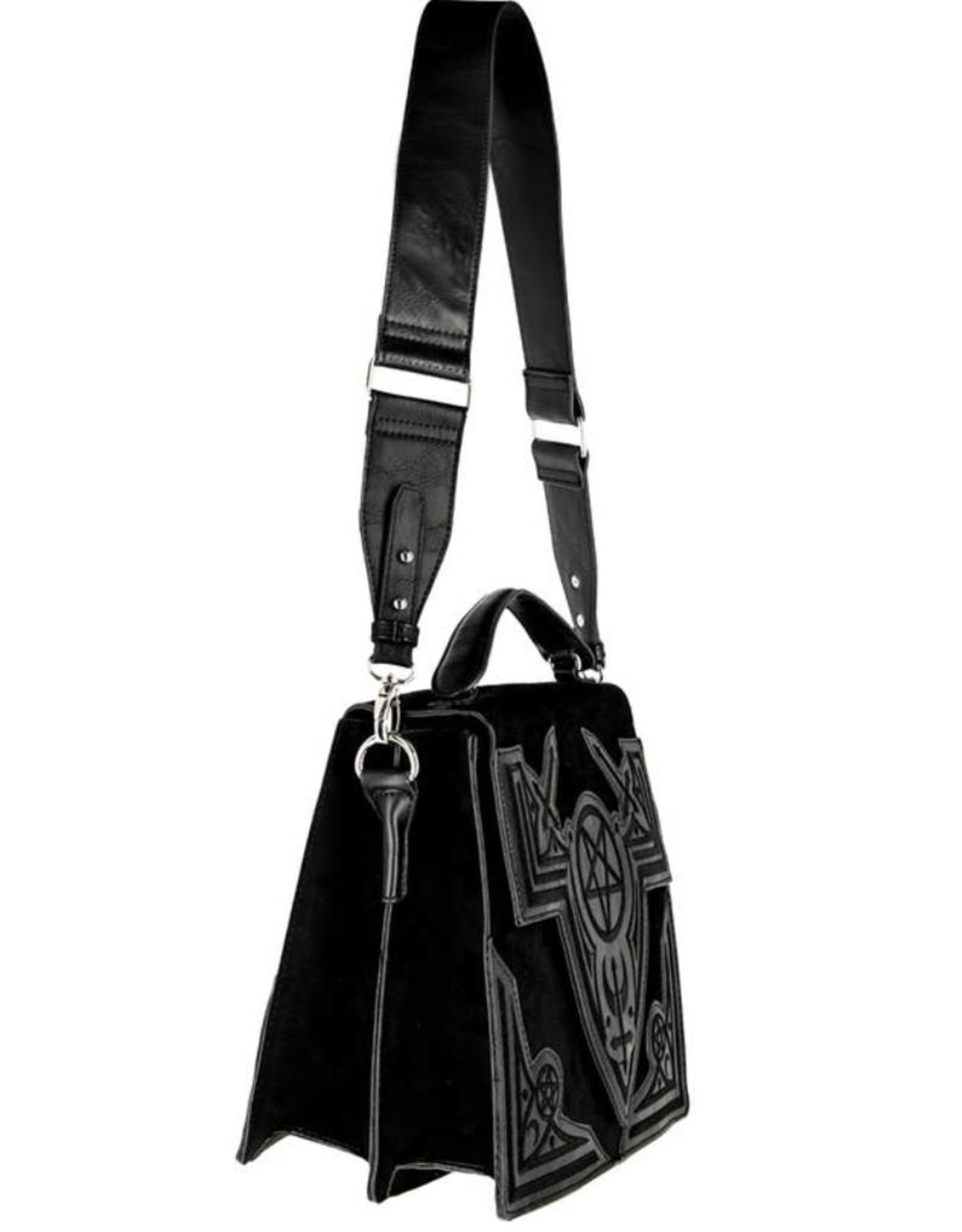 Restyle Gothic bags Steampunk bags -Amaris Purse Gothic handbag with Embroidery