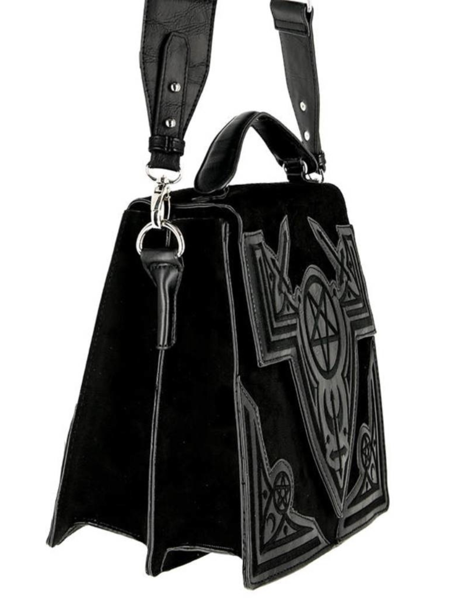 Restyle Gothic bags Steampunk bags -Amaris Purse Gothic handbag with Embroidery