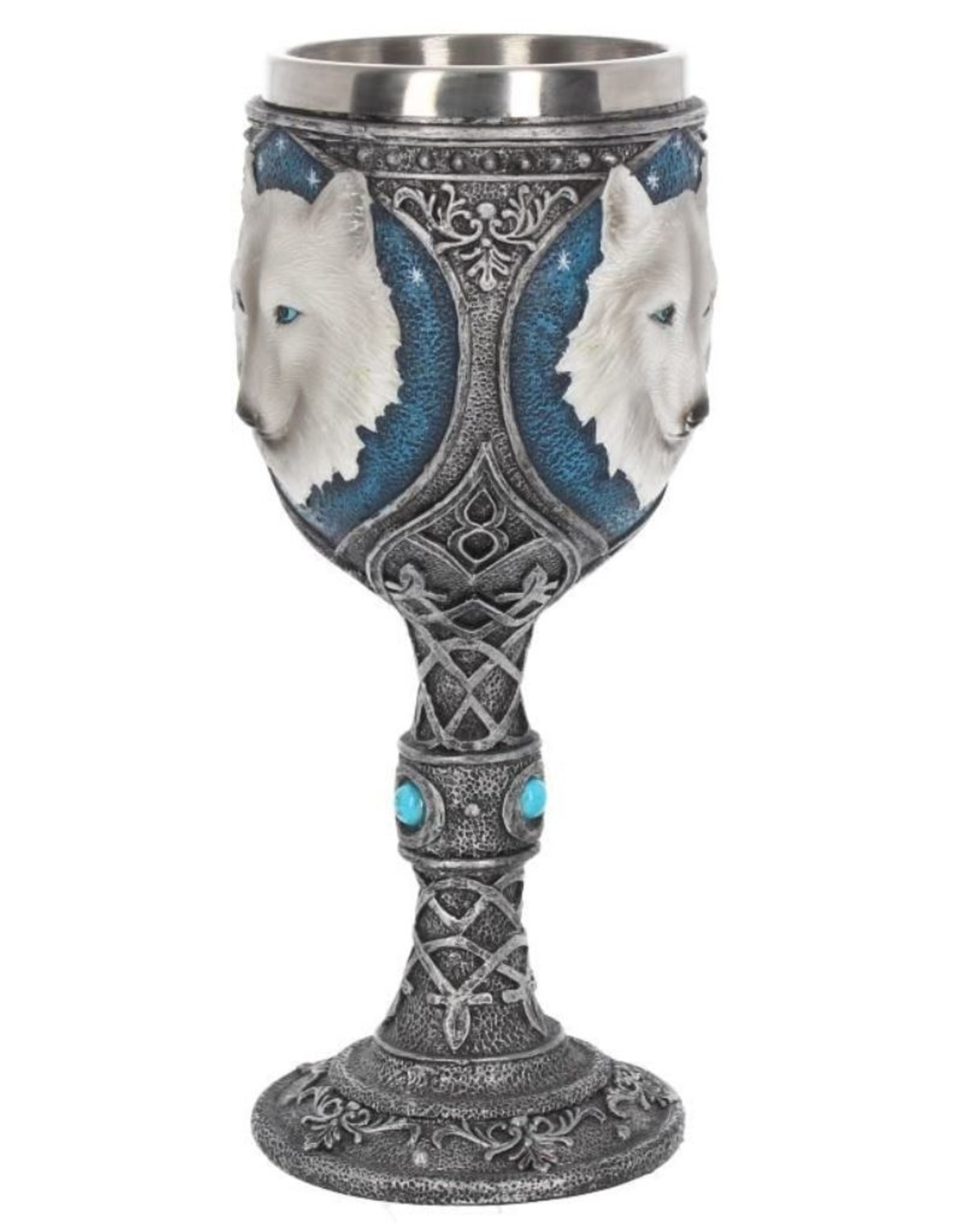 Alator Giftware & Lifestyle - Wolf Goblet Ghost Wolf