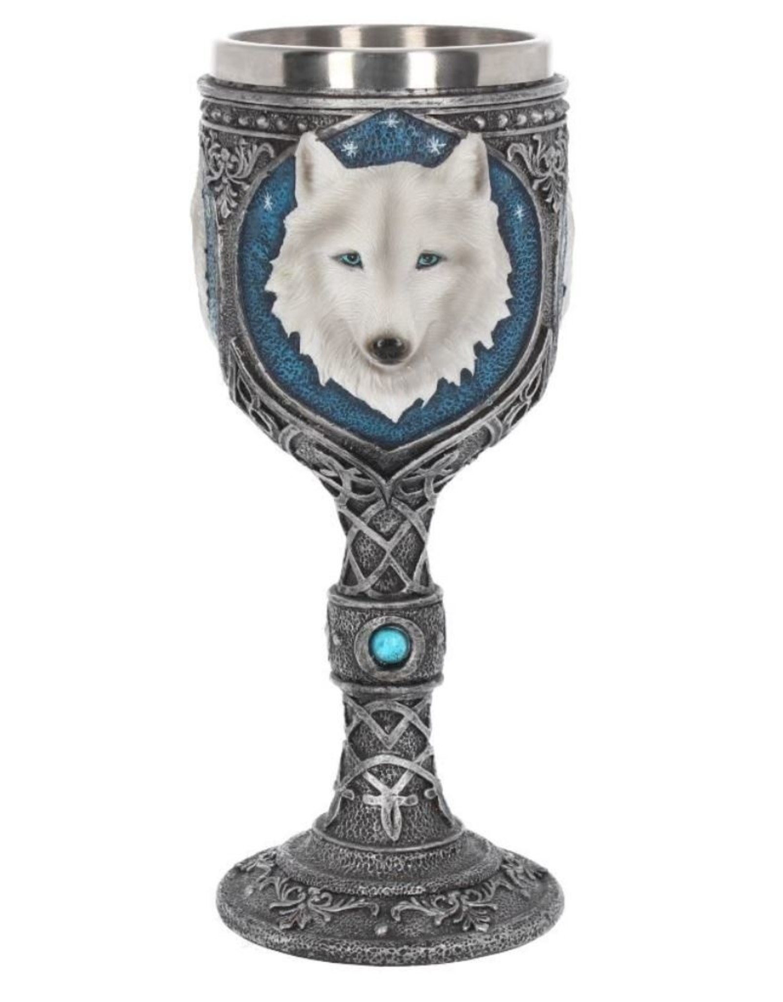 Alator Giftware & Lifestyle - Wolf Goblet Ghost Wolf