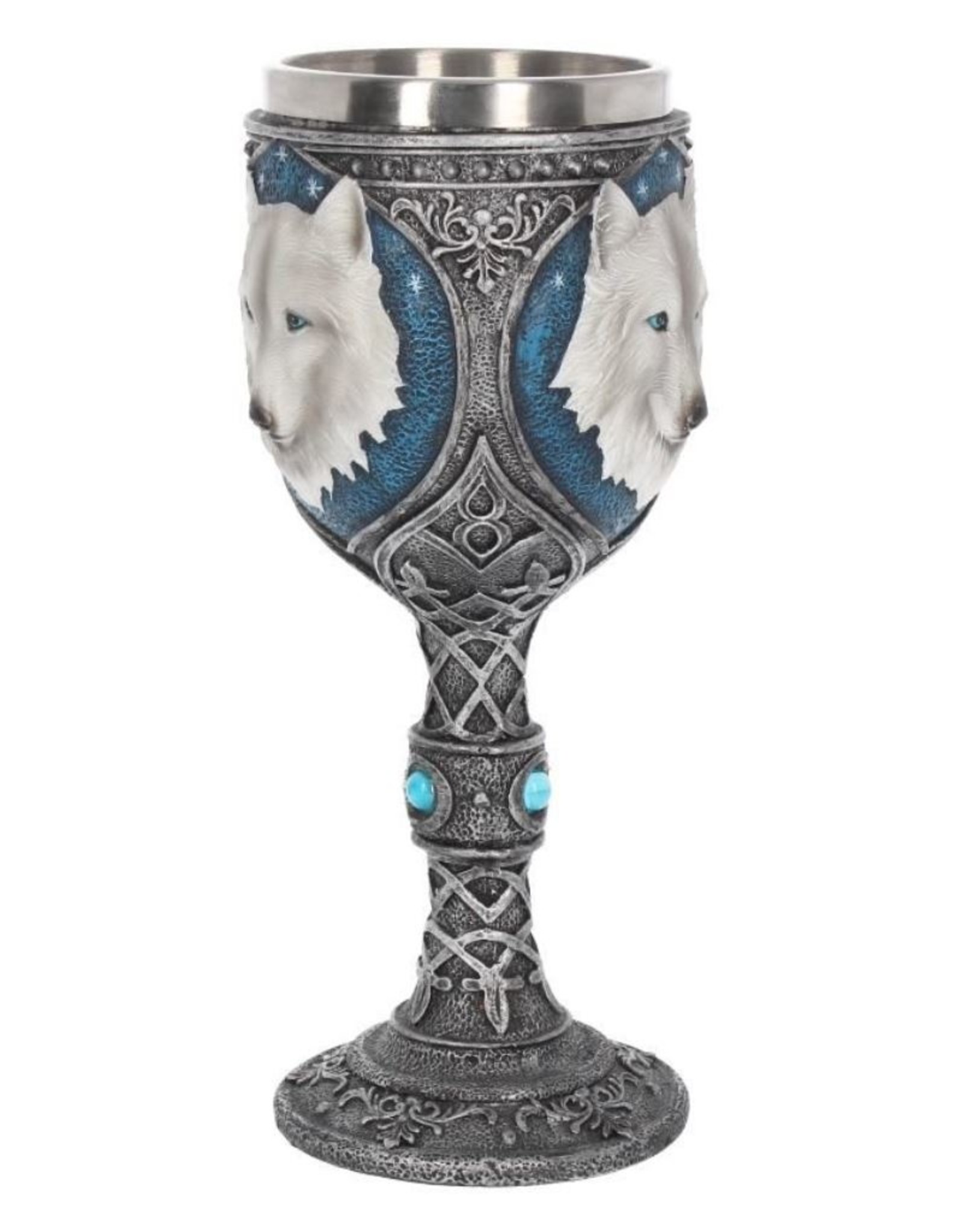 Alator Giftware & Lifestyle - Wolf Goblet Ghost Wolf