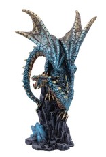 Alator Giftware Figurines Collectables - Hear Me Roar Red Dragon Calling Blue 13.5cm