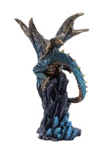 Alator Giftware Figurines Collectables - Hear Me Roar Red Dragon Calling Blue 13.5cm