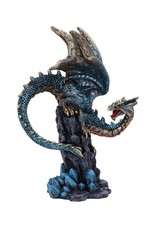 Alator Giftware Figurines Collectables - Hear Me Roar Red Dragon Calling Blue 13.5cm