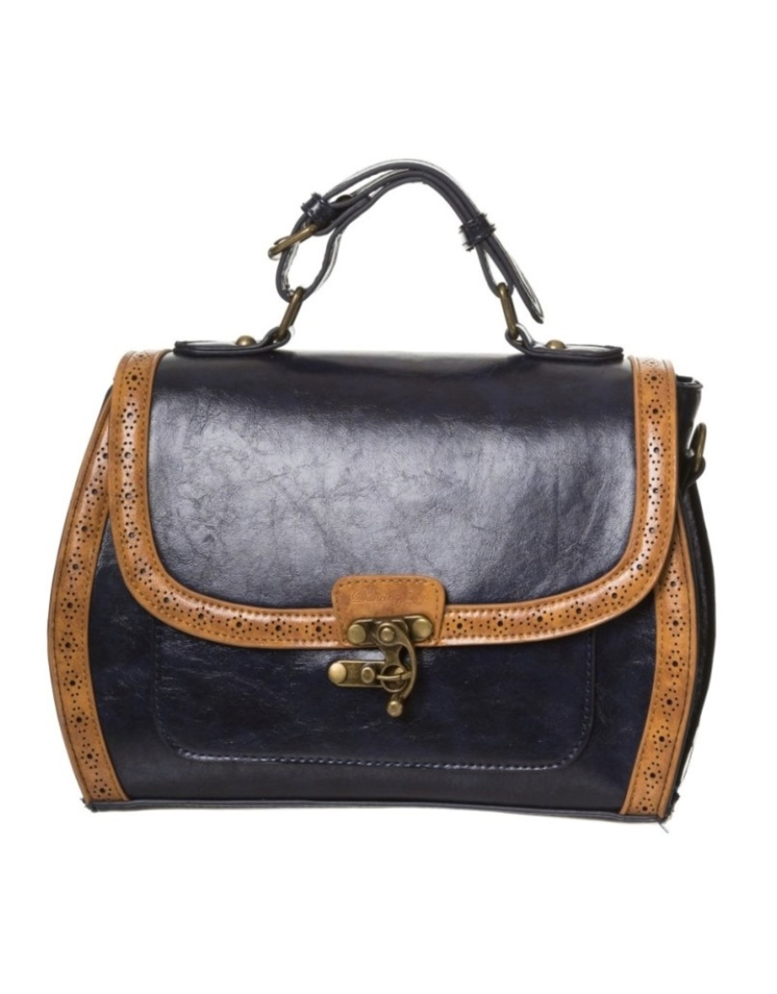 Banned Steampunk bags Gothic bags - Banned Stevie Steampunk handbag Dark blue