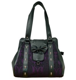 Banned Banned Maplesage Gothic Handbag black-purple