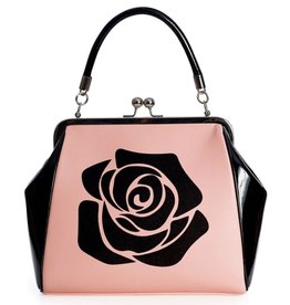 Vintage Banned Retro 50's Country Rose Handbag nude