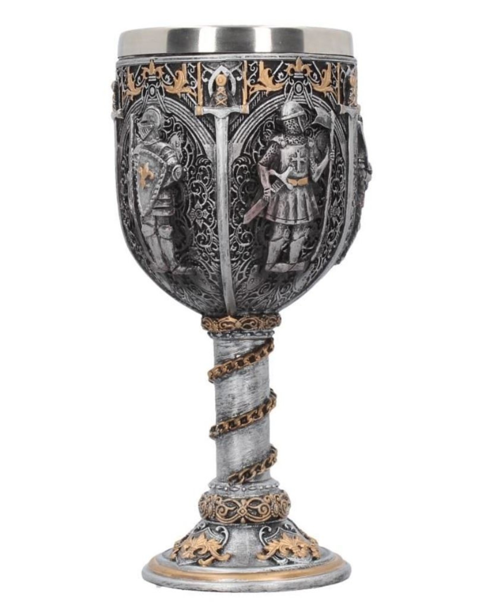 NemesisNow Tankards and Goblets - Medieval Knight Goblet 17.5cm