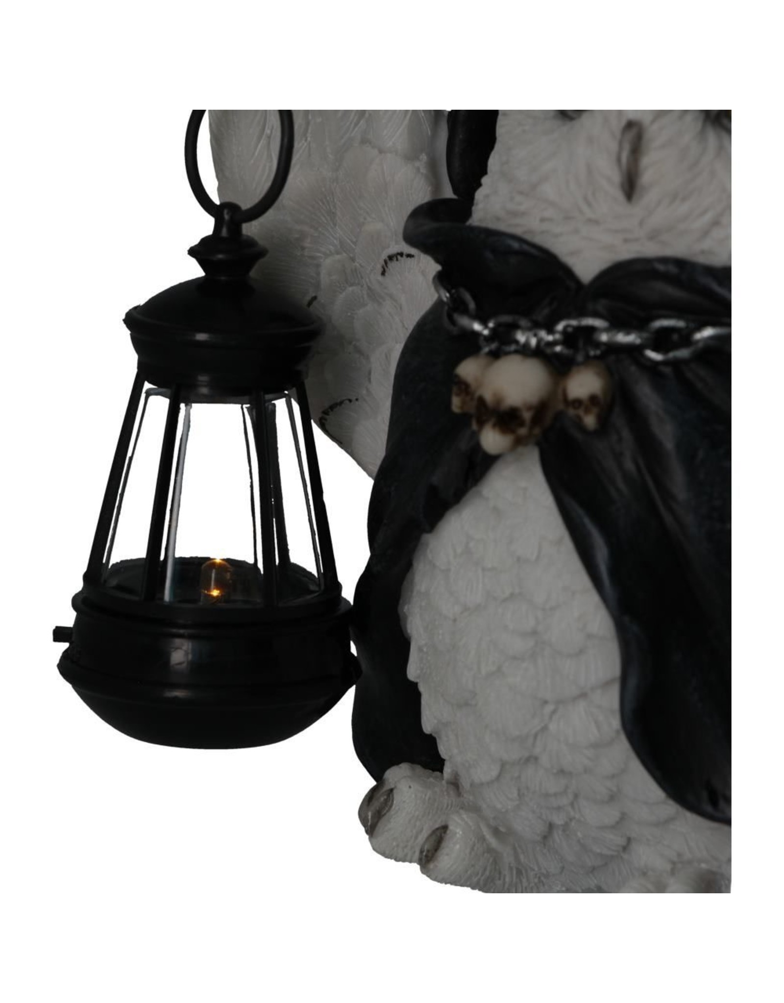 Alator Giftware & Lifestyle - Reapers Flight Lantern Grim Reaper Owl Figurine 17cm