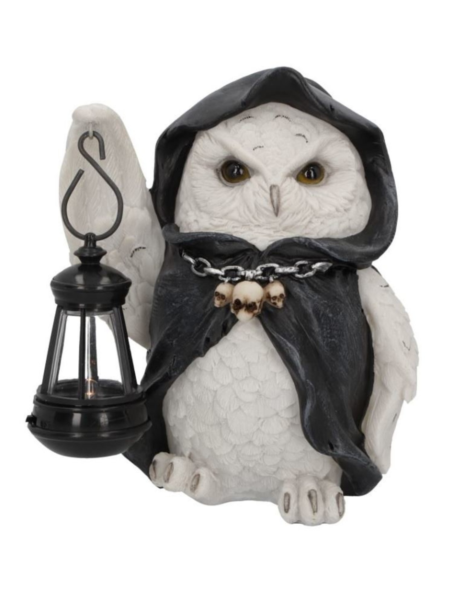 Alator Giftware & Lifestyle - Reapers Flight Lantern Grim Reaper Owl Figurine 17cm