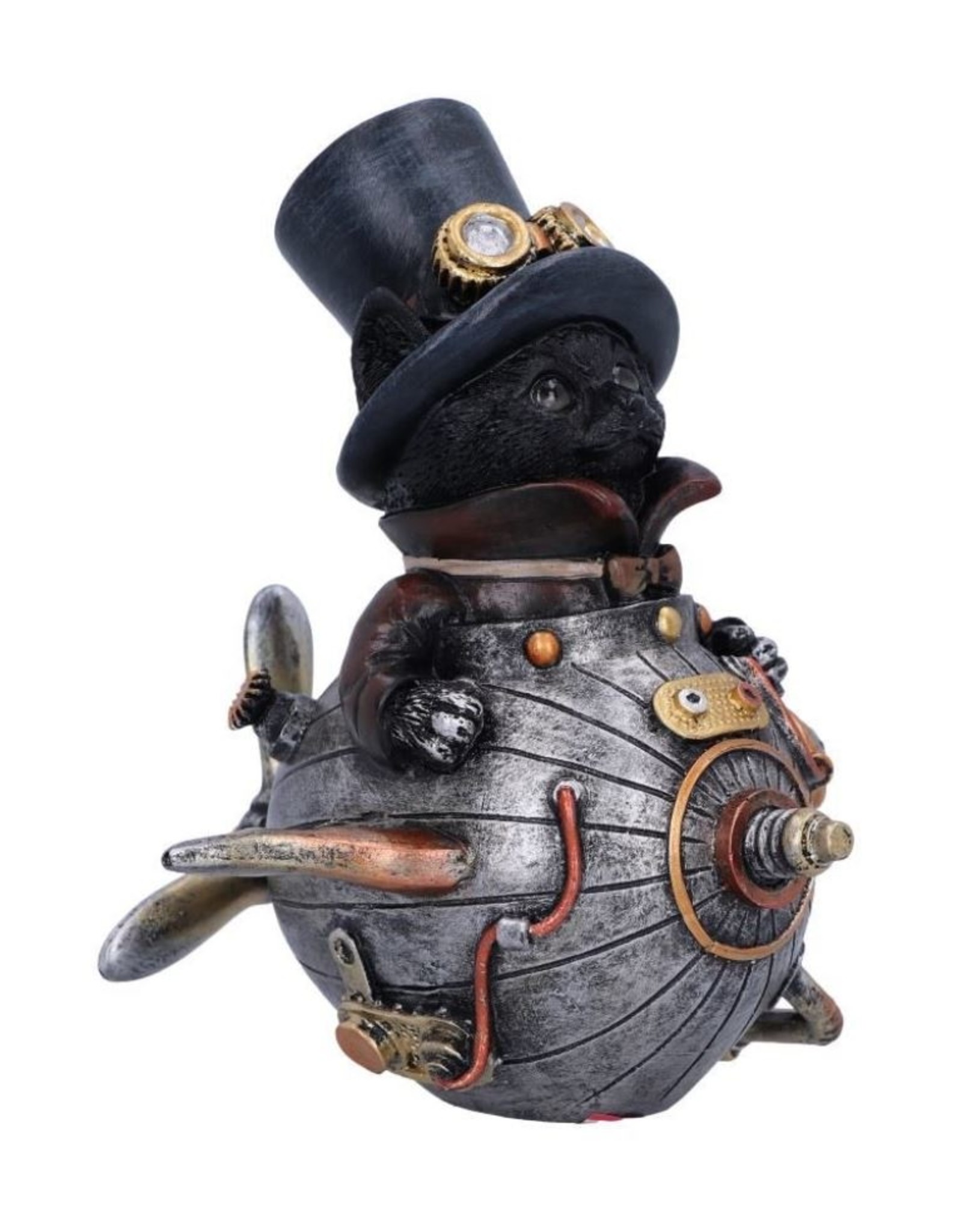 Alator Giftware & Lifestyle - Feline Invention Steampunk Cat Figurine 14.5cm