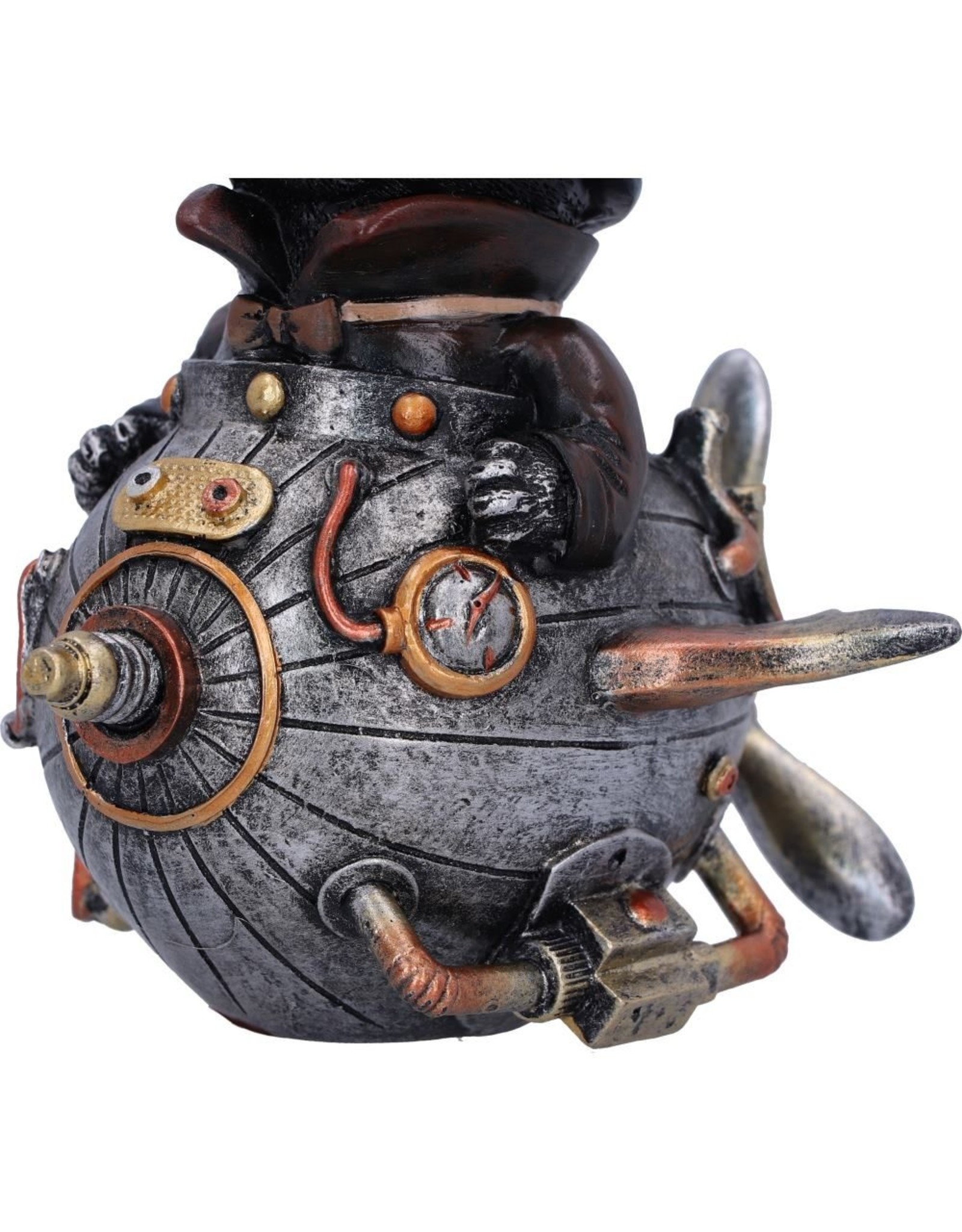 Alator Giftware & Lifestyle - Feline Invention Steampunk Kat beeldje 14.5cm