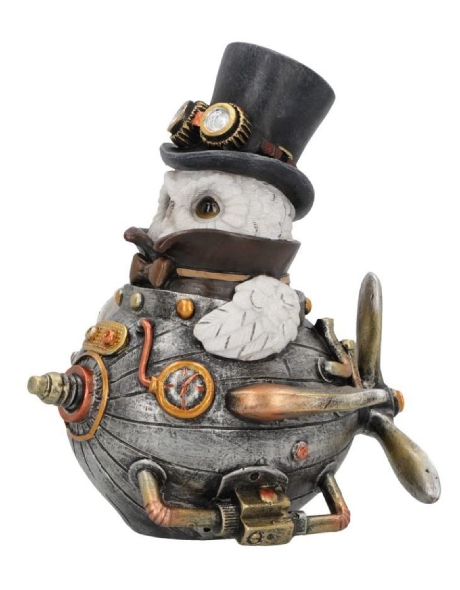 Alator Giftware & Lifestyle - Avian Invention Steampunk Uil Beeldje 14.5cm