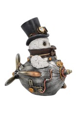 Alator Giftware & Lifestyle - Avian Invention Steampunk Uil Beeldje 14.5cm