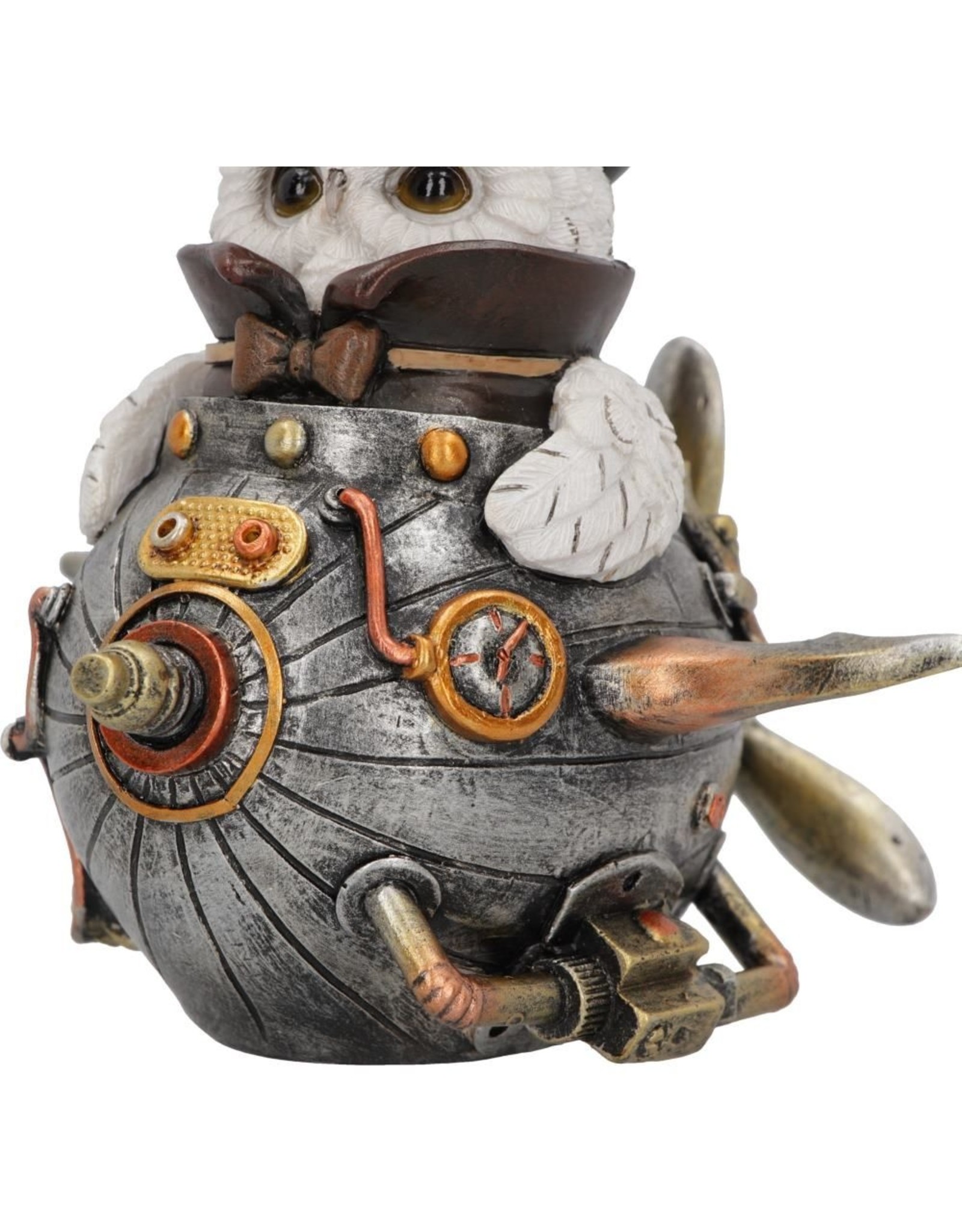 Alator Giftware & Lifestyle - Avian Invention Steampunk Uil Beeldje 14.5cm