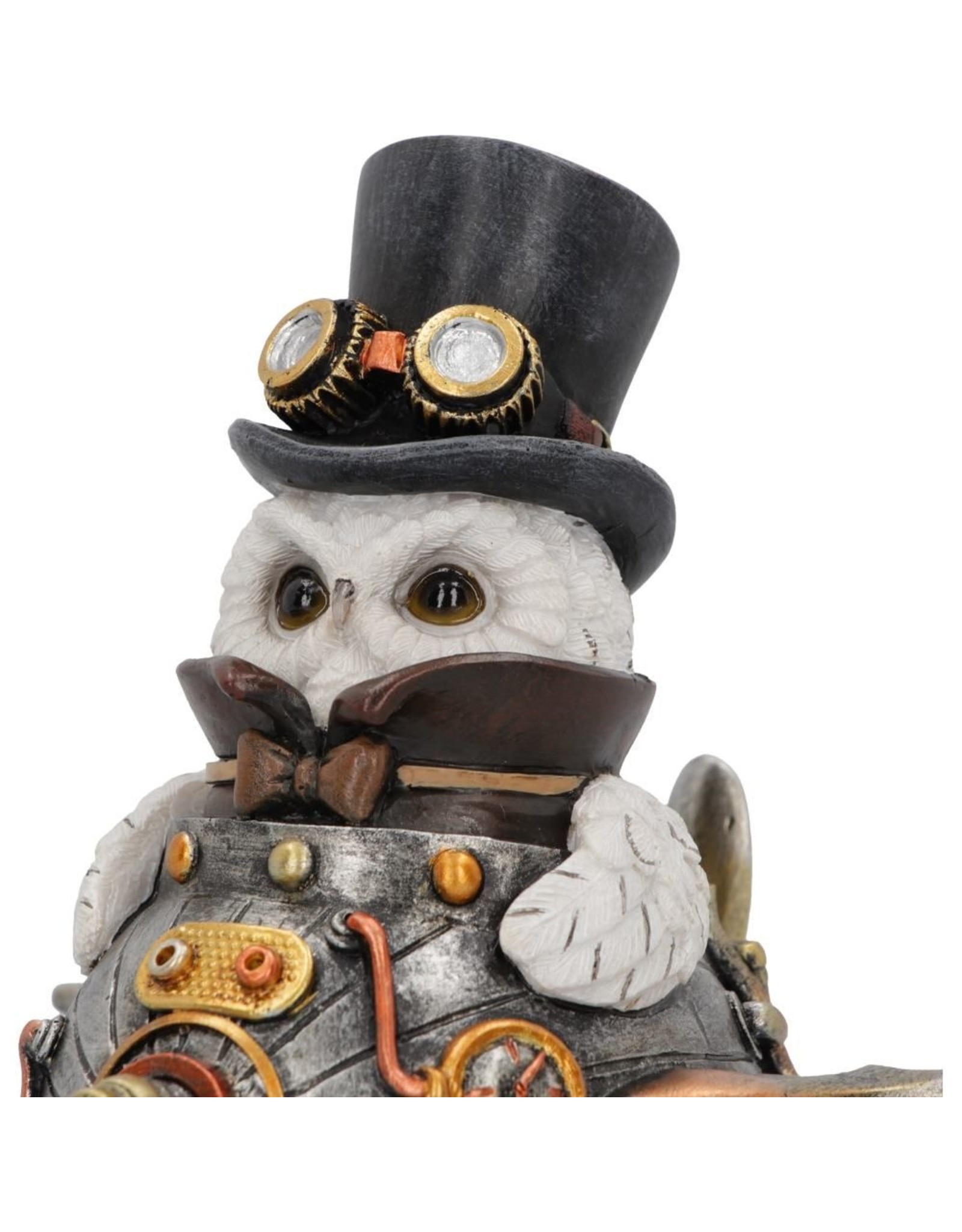 Alator Giftware & Lifestyle - Avian Invention Steampunk Uil Beeldje 14.5cm