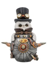 Alator Giftware & Lifestyle - Avian Invention Steampunk Uil Beeldje 14.5cm