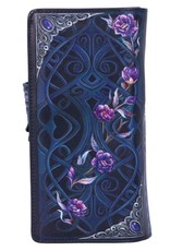 NemesisNow Gothic wallets and purses - Ravens Flight Black Wing Floral Embossed Purse