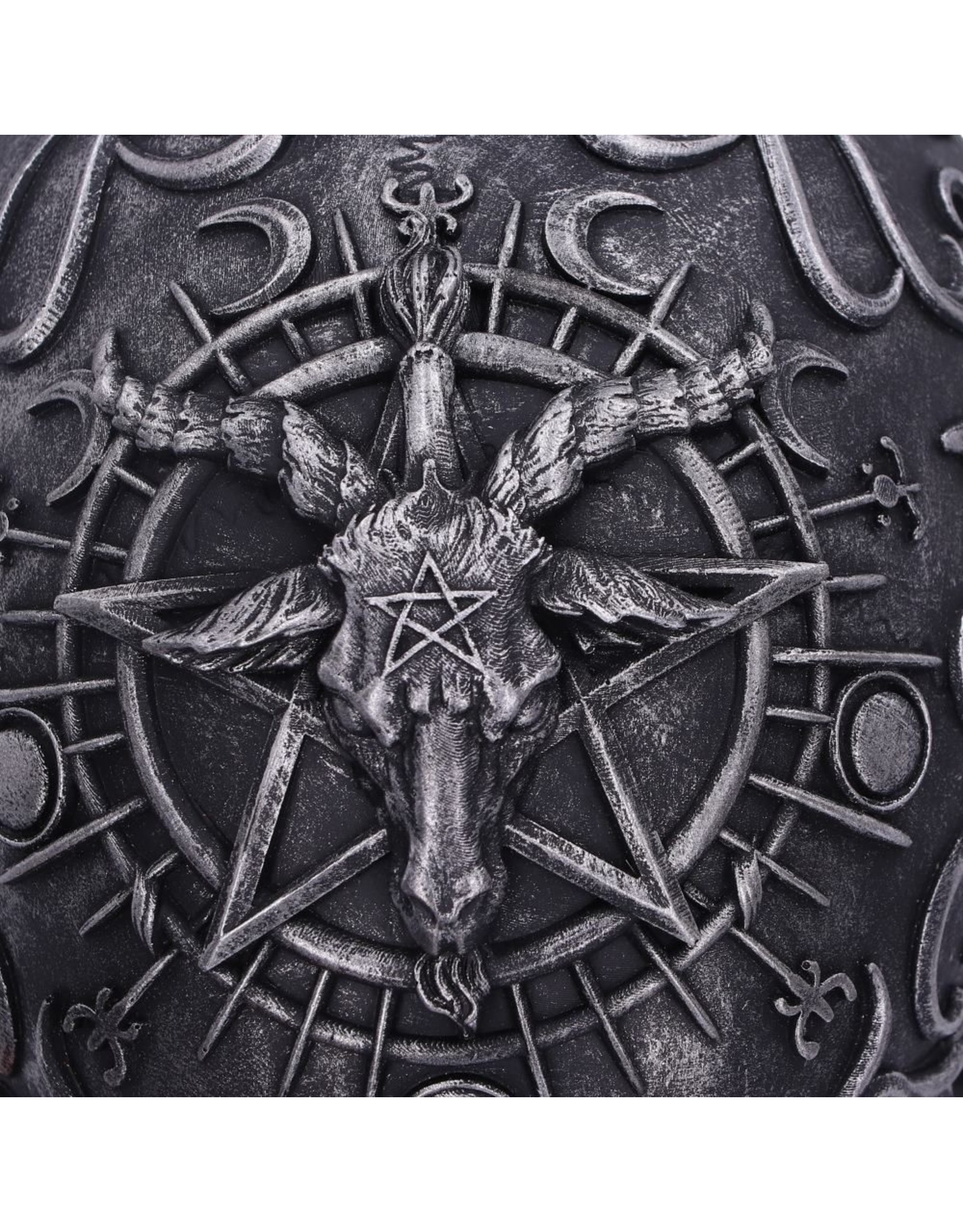 NemesisNow Giftware Beelden Collectables  - Baphomet's Worship Schedel 19,5cm