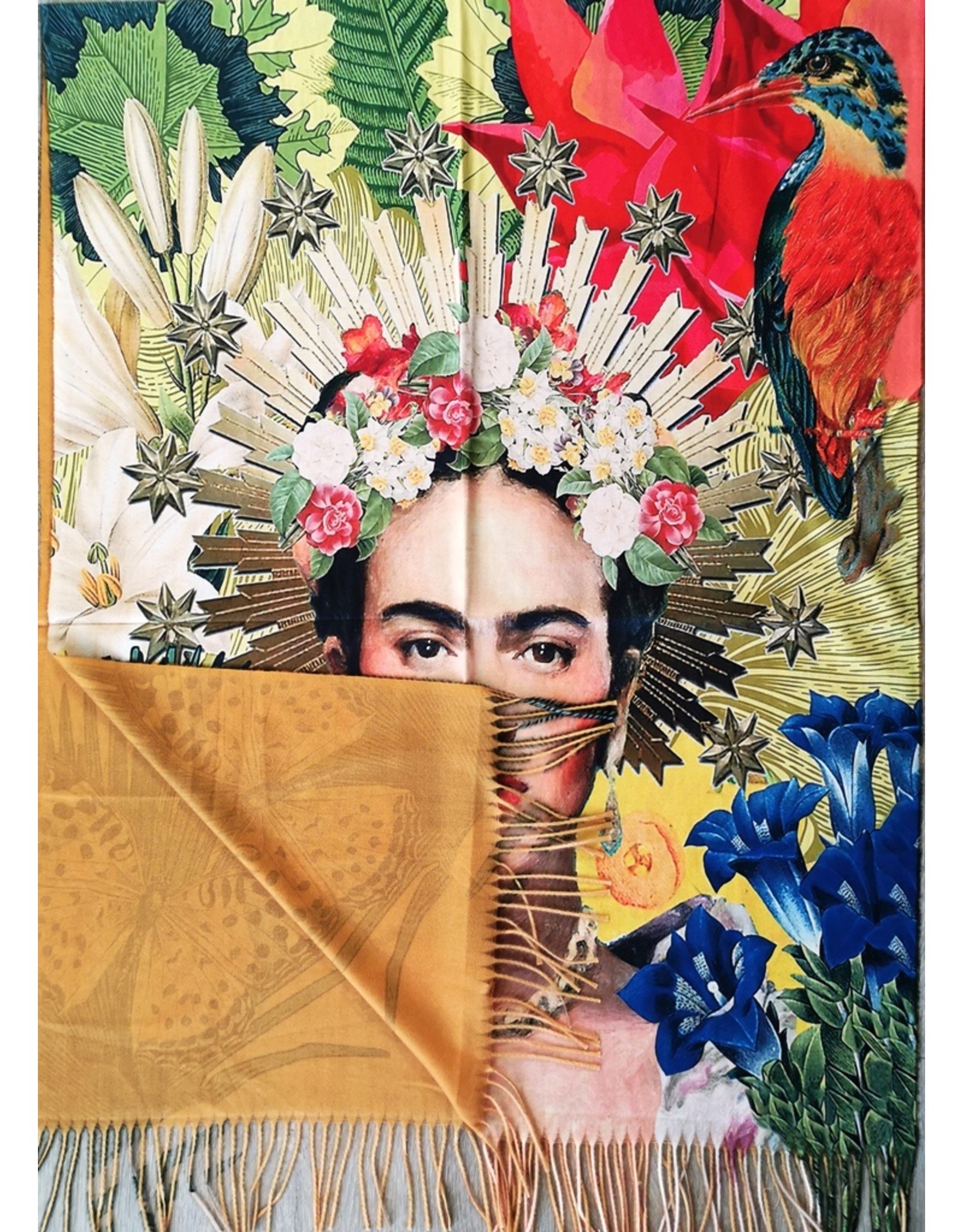 Trukado Miscellaneous - Frida Kahlo Shawl-Wraparound  180cm x 70cm