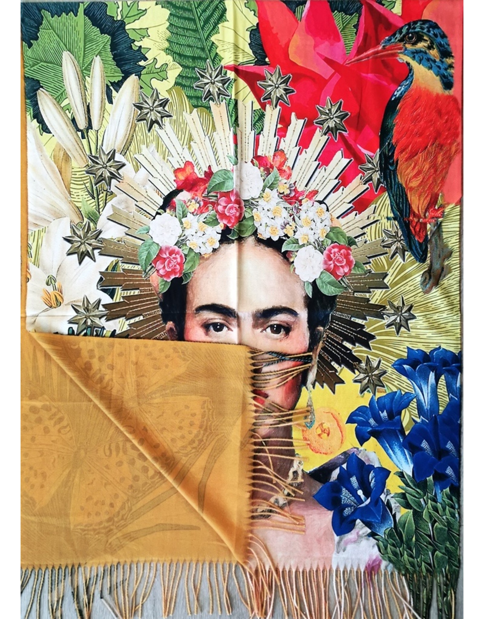 Trukado Miscellaneous - Frida Kahlo Shawl-Wraparound  180cm x 70cm