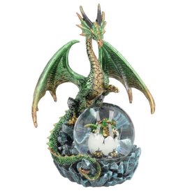 Alator Emerald Oracle Green Dragon Fortune Seer Snow Globe