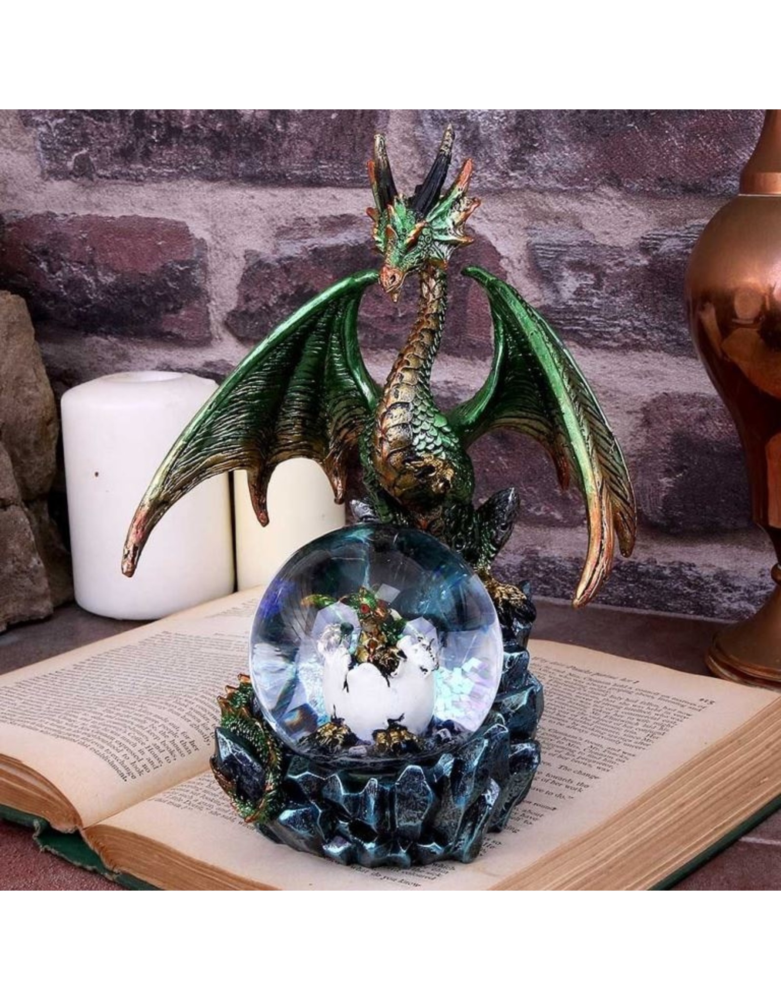 Alator Giftware & Lifestyle - Emerald Oracle Green Dragon Fortune Seer