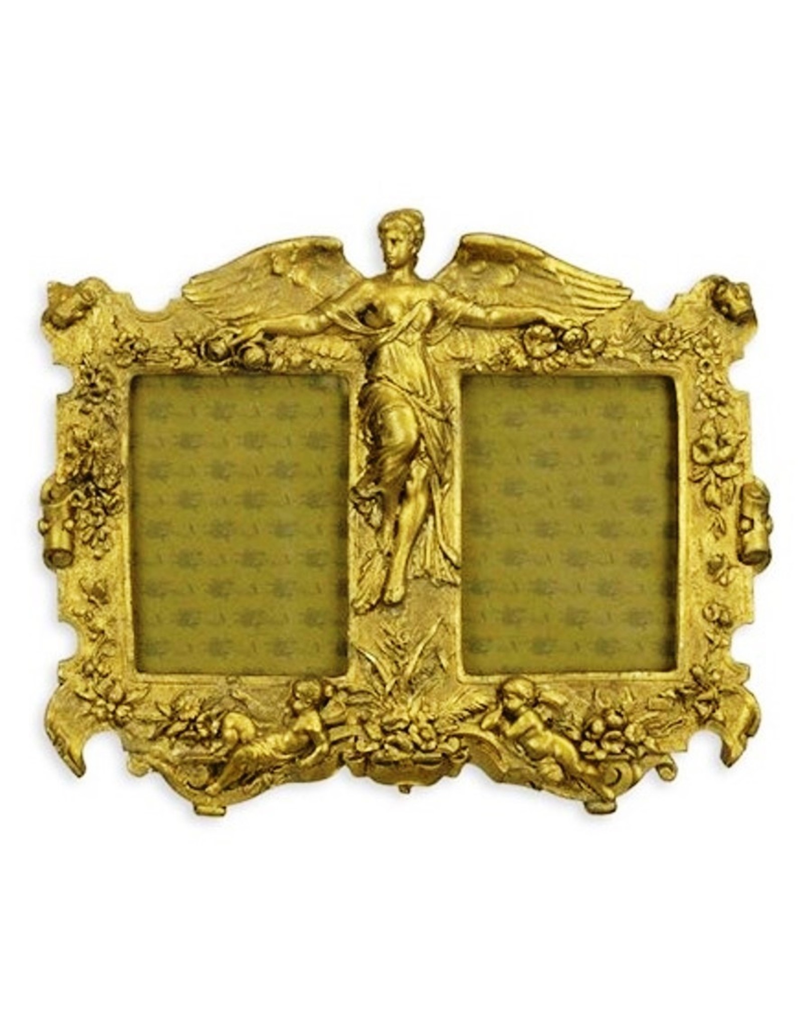 Trukado Miscellaneous - Double Photo Frame Baroque Old Gold (hanging)