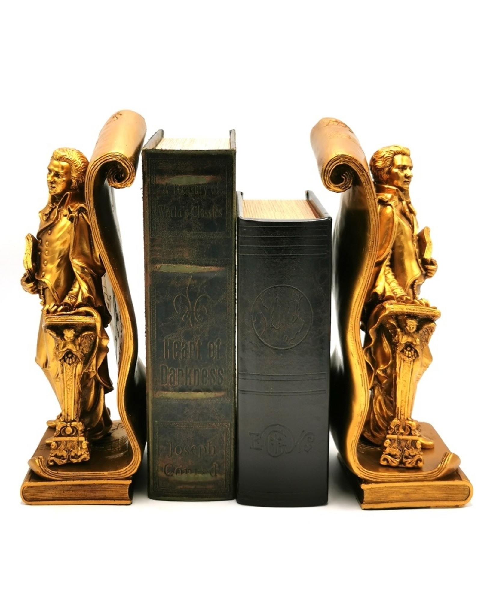 Barok Giftware & Lifestyle - Mozart Boekensteunen Barok stijl set van 2