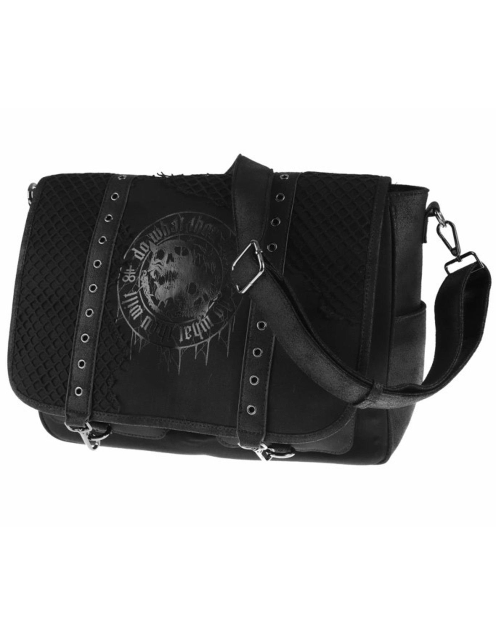 Killstar Gothic Bags Steampunk Bags - Killstar Allegiance Patch Messenger Bag