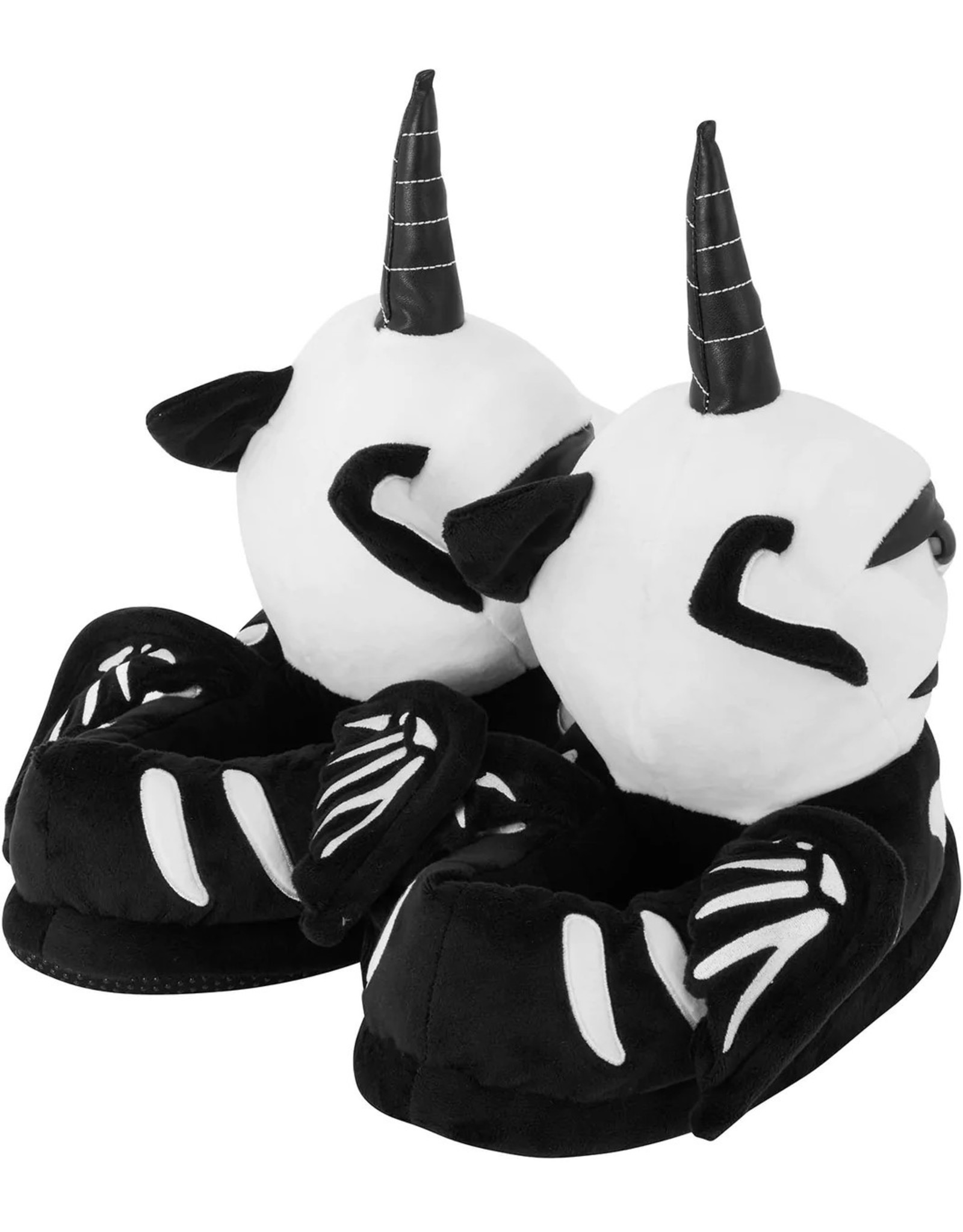 Killstar Killstar bags and accessories - Killstar KREEPTURES Slippers Bone Myth