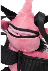 Killstar Killstar bags and accessories - Killstar Dark Lord plush backpack  (bubblegum)