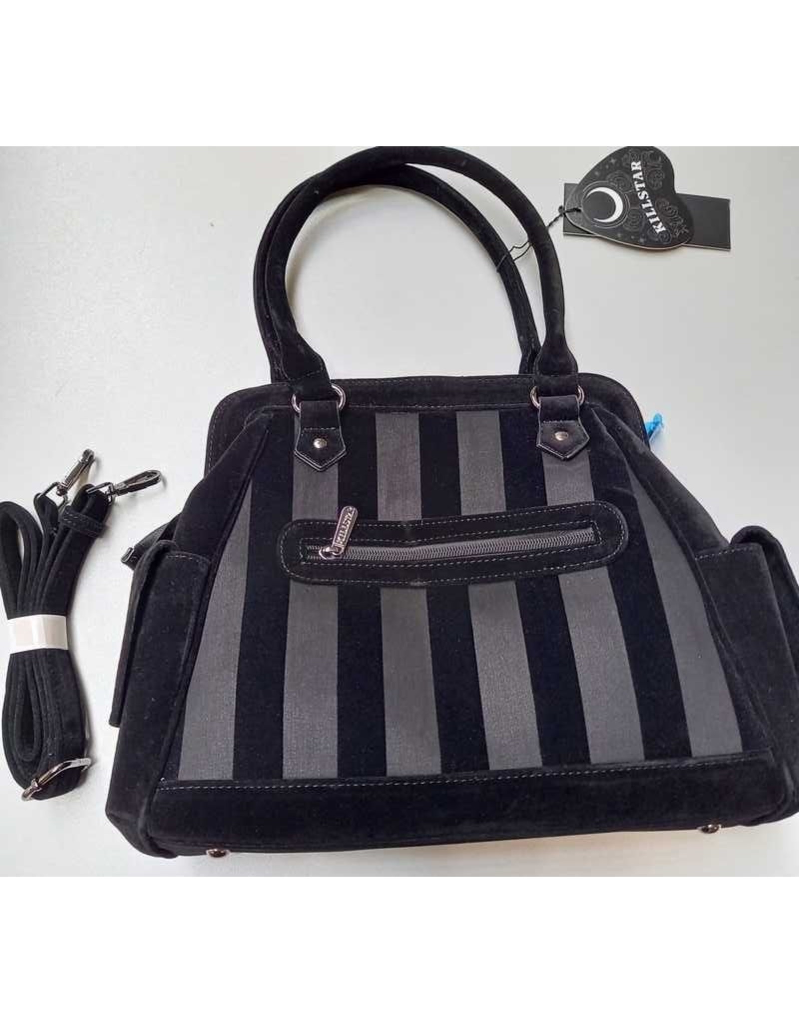 Killstar Killstar bags and accessories - Killstar Earn Your Stripes Handbag