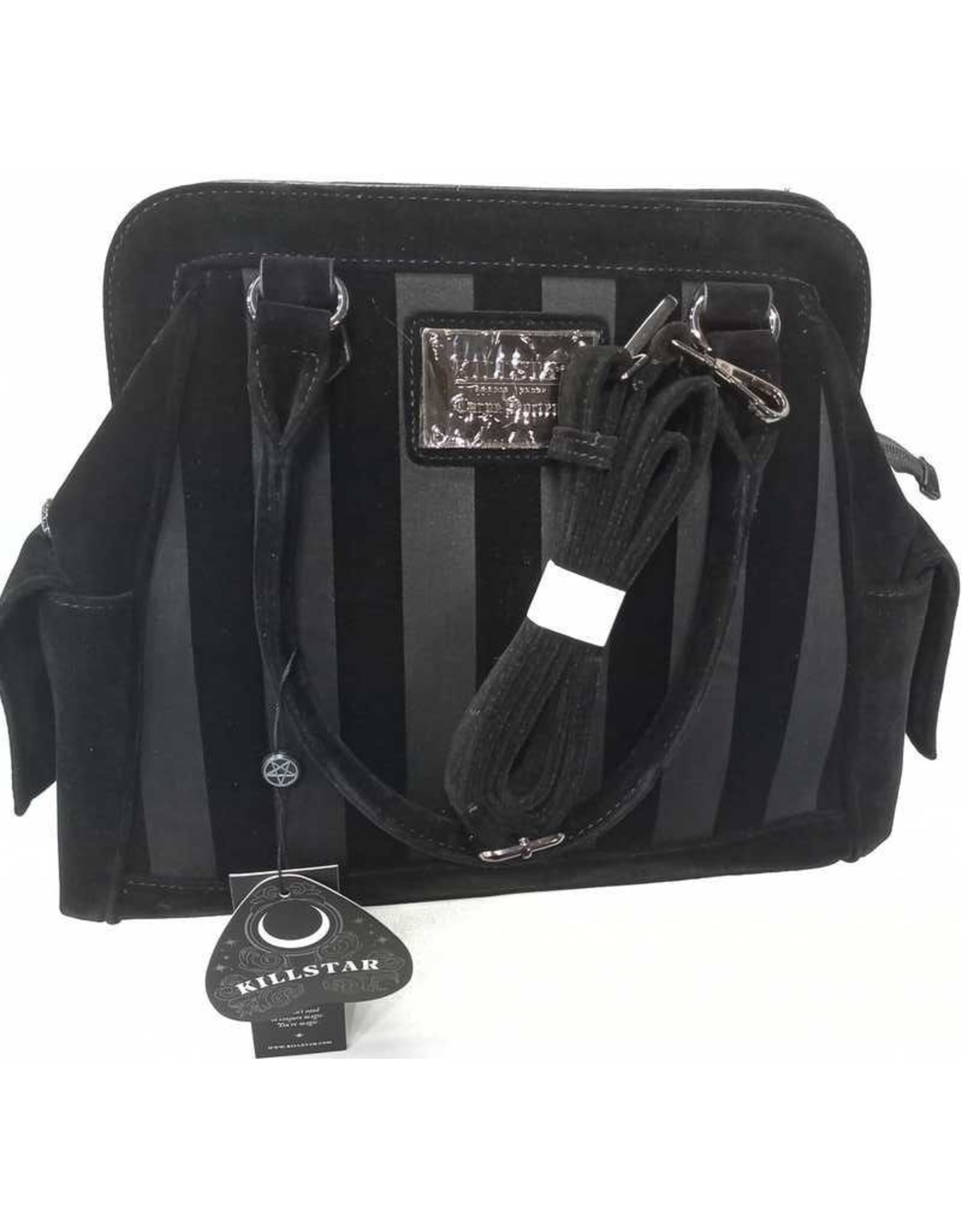 Killstar Killstar bags and accessories - Killstar Earn Your Stripes Handbag