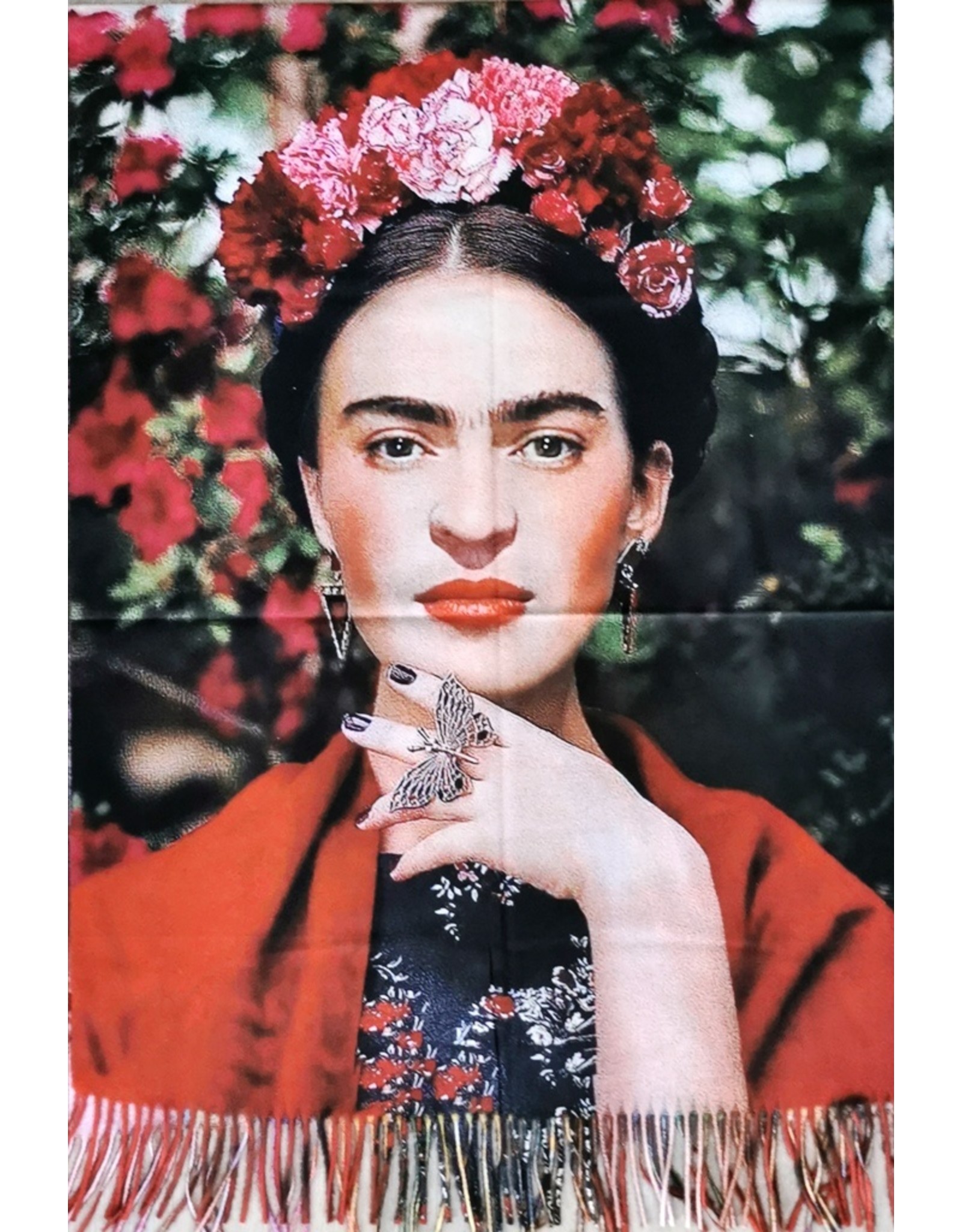 Trukado Miscellaneous - Frida Kahlo Sjaal-Omslagdoek dubbelzijdig 180x70cm