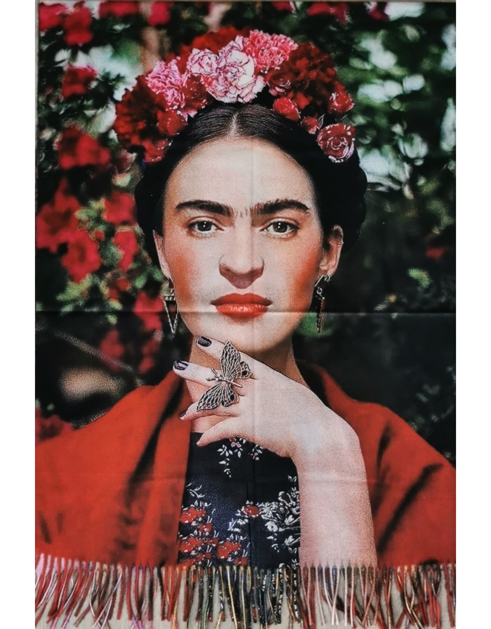 Trukado Miscellaneous - Frida Kahlo Sjaal-Omslagdoek dubbelzijdig 180x70cm