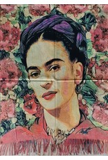 Miscellaneous - Frida Kahlo Shawl-Wraparound  Pastel Roses double sided