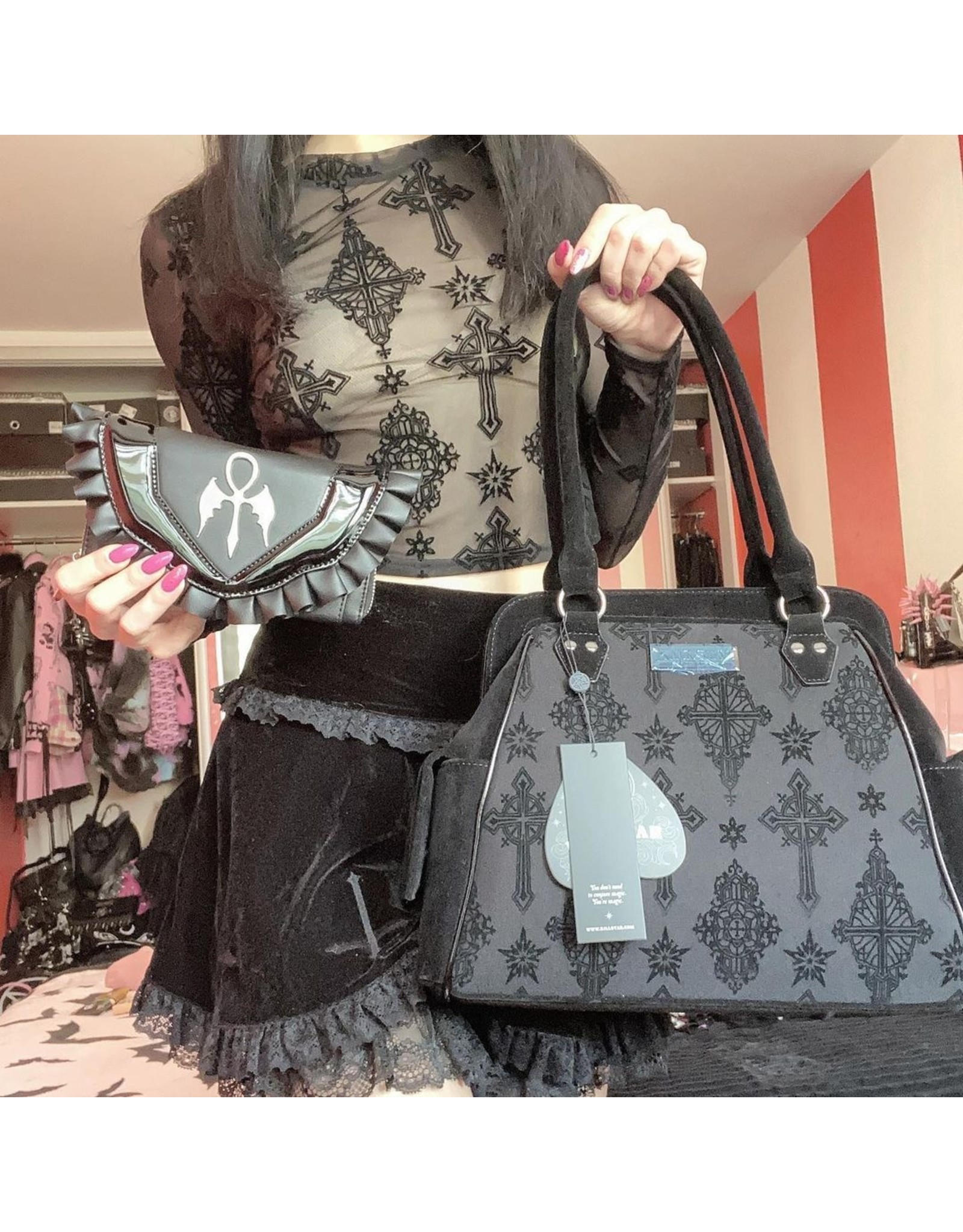 Killstar Killstar bags and accessories - Killstar Grace Handbag