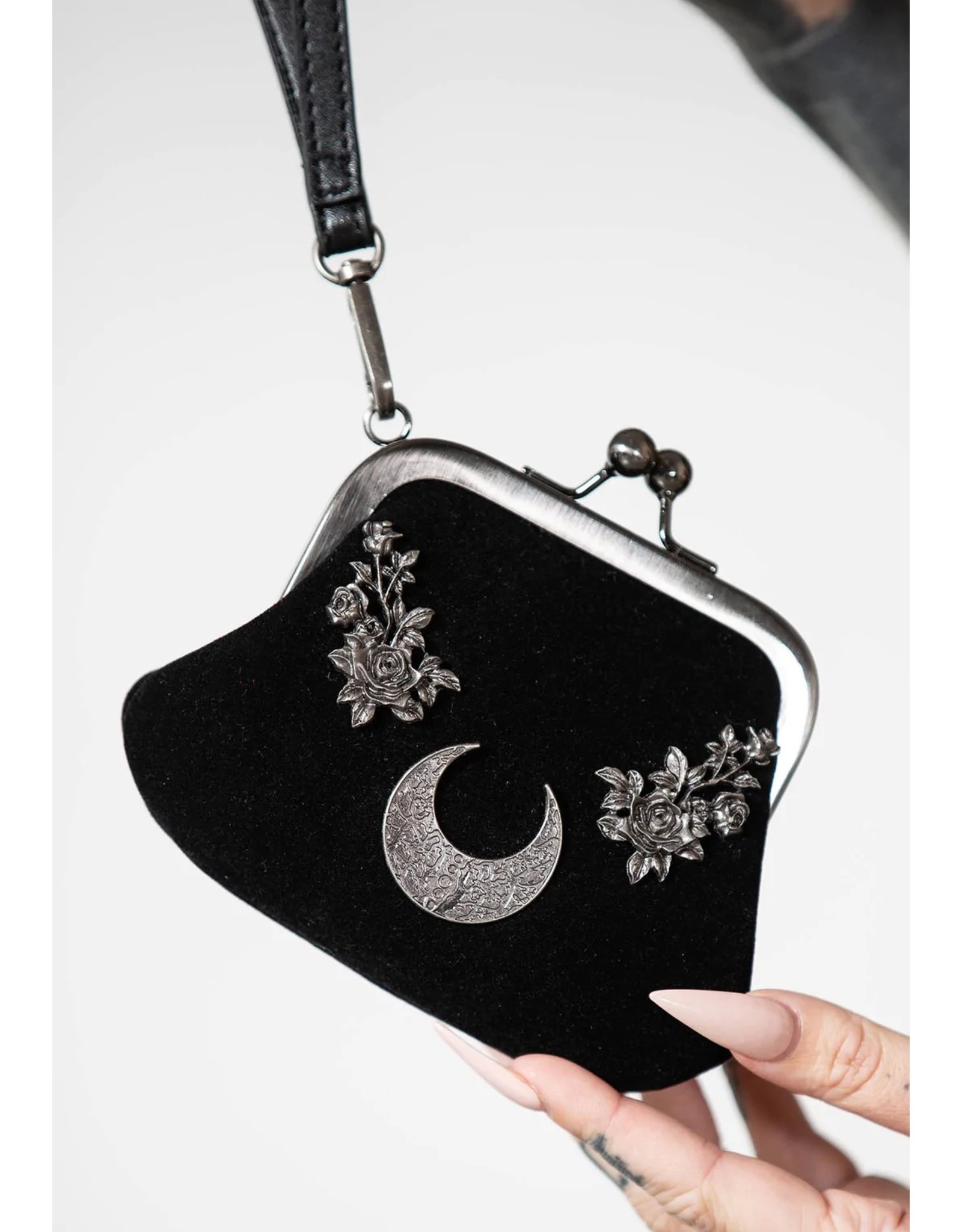 Killstar Killstar bags and accessories - Killstar Celestial Velvet Coin Purse