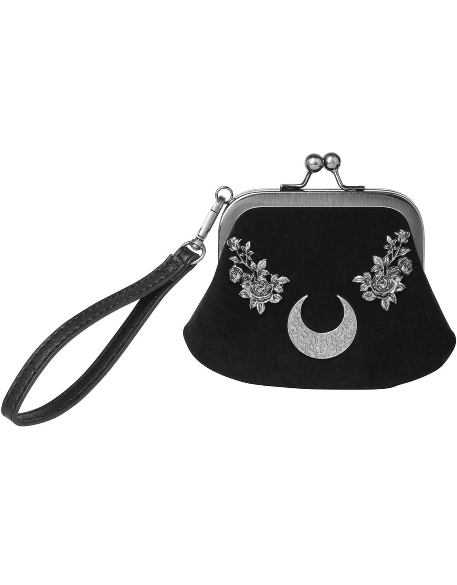 Killstar Killstar tassen en accessoires - Killstar Celestial Fluwelen Munttasje