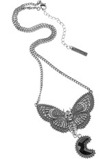 Killstar Sieraden - Killstar Night Flutter Nachtvlinder met Doodskop ketting