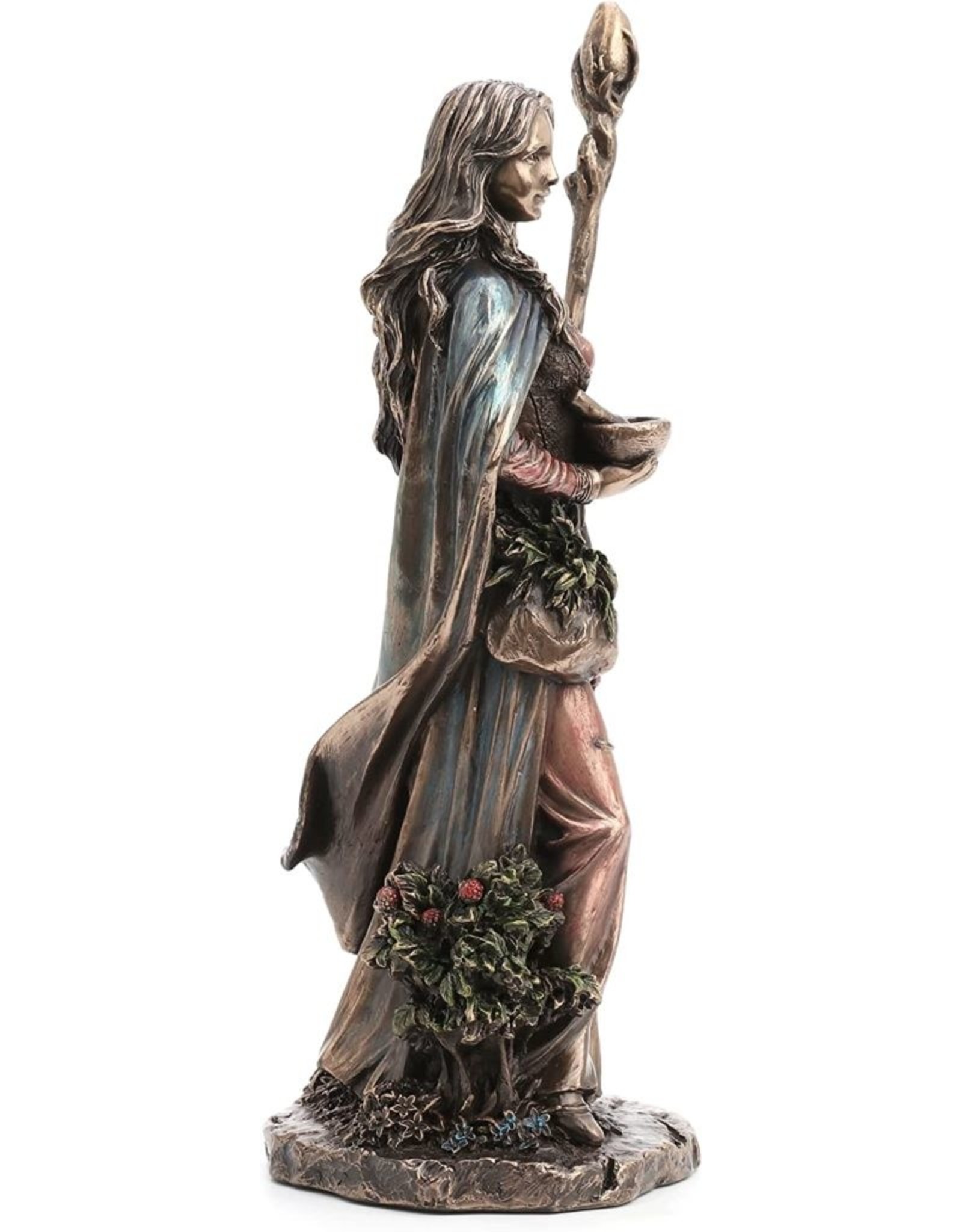 Veronese Design Giftware & Lifestyle - Eir Scandinavian Goddess of Medicine Bronzed statue