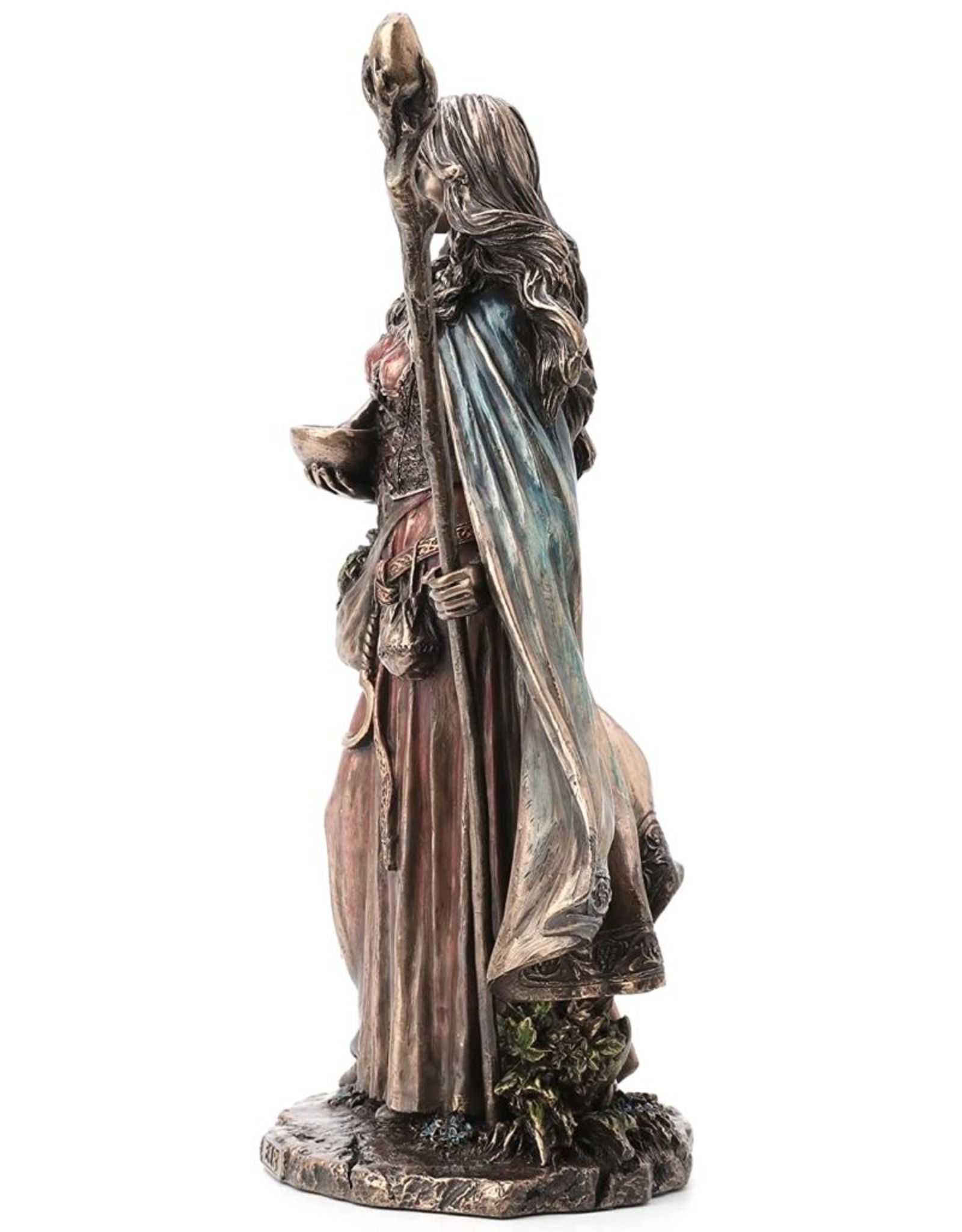 Veronese Design Giftware & Lifestyle - Eir Scandinavian Goddess of Medicine Bronzed statue