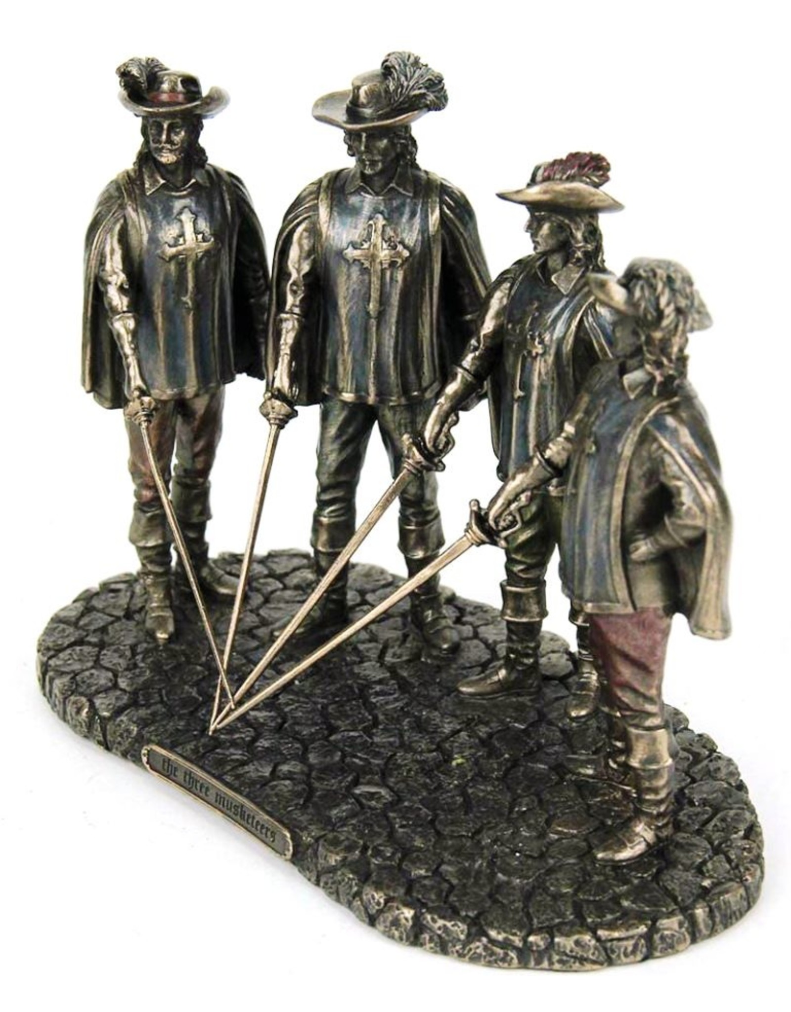 Veronese Design Veronese Design - The Three Musketeers Bronzed Statue